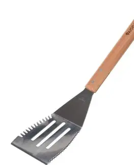 Grilovacie náradie MAKRO - Grilovacia obracačka 40cm nerez/drevo