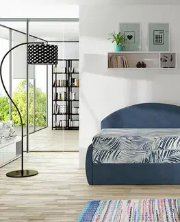 Pohovky NABBI Arco P rozkladacia pohovka vzor / modrá