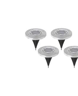 LED osvetlenie  Sada 4x LED solárnych lámp CLAVO LED/1xAAA 4000K IP44 300 mAh 004508
