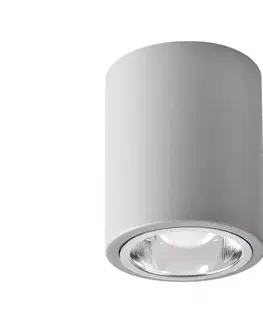 Svietidlá  LED RGBW Stmieva­teľné bodové svietidlo JUPITER 1xE27/6,5W/230V pr. 9,8 cm šedá SA1041+AI0818