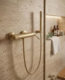 Kúpeľňové batérie REA - Sprchová batéria Venti Brush Gold REA-B9792