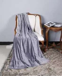 Jednofarebné deky Deka Laguna 130x170 tmavosivá