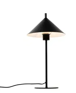 Stolné lampy Dizajnová stolná lampa čierna - Triangolo