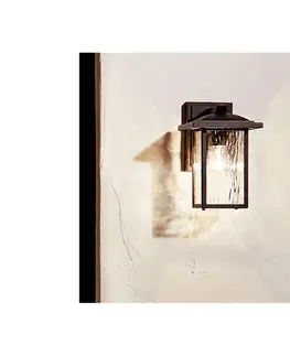 Svietidlá Elstead Kichler KL-CAPPANNA-S-BKT - Vonkajšie nástenné svietidlo CAPPANNA S 1xE27/60W/230V IP44 KL-CAPPANNA-S-BKT