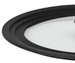 Pokrievky Kinekus Pokrievka univerzálna silikón + sklo, priemer 24/26/28cm