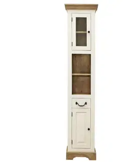 Kúpeľňový nábytok Skrinka do kúpeľne Retro 40x190x35 indický masív mango