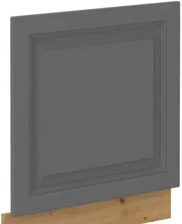 Kuchynské skrinky STELLA ZM 570X596 dvierka na umývačku riadu, stredne šedá/dub Artisan