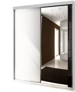 Šatníkové skrine Skriňa Top 31 150 Biely