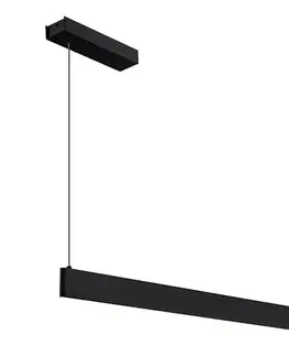 Svietidlá  LED luster na lanku LINEA LED/36W/230V 3000/4000/5700K CRI 90 čierna ML1784