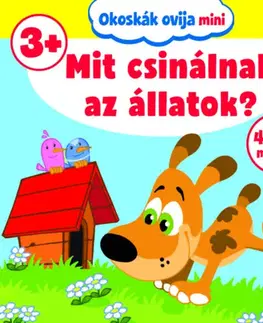 Nalepovačky, vystrihovačky, skladačky Okoskák Ovija mini: Mit csinálnak az állatok?