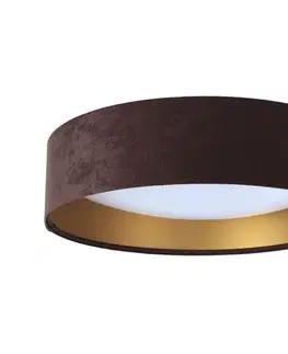 Svietidlá  LED Stropné svietidlo GALAXY LED/24W/230V hnedá/zlatá 