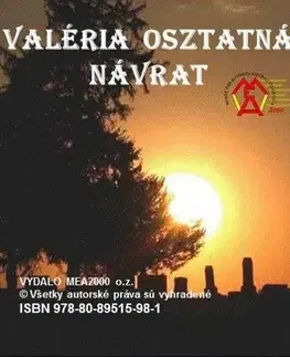 Romantická beletria Návrat - Valéria Osztatná
