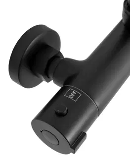 Kúpeľňové batérie REA REA - Sprchový set s batériou 150mm BLISS čierny REA-P8804