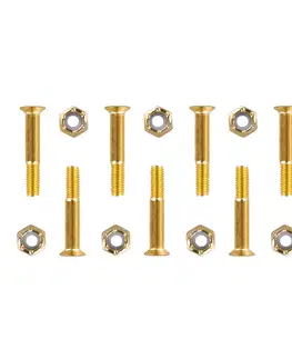 Trucky na skateboard Podvozkové skrutky 5x28 mm zlatá