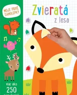 Nalepovačky, vystrihovačky, skladačky Zvieratá z lesa - Moje prvé samolepky