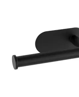 Svietidlá WENKO 24287100-Držiak toaletného papiera TURBO-LOC OREA BLACK 16x7 cm nerez/čierna 24287100