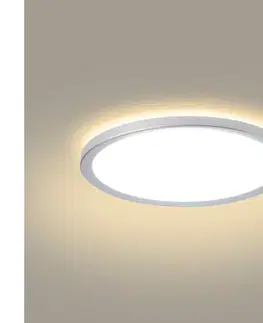 Svietidlá BRILAGI - LED kúpeľňové stropné svietidlo ULTRA SLIM LED/12W/230V pr. 22,5 cm strieborné IP54 BRI622