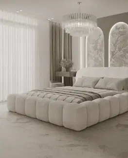 Postele Elvisia Manželská posteľ ORLANDO s výklopným roštom | 140 x 200 cm Farba: Quelle 01