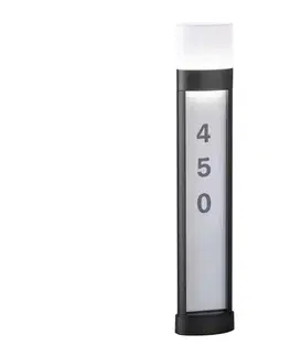 Záhradné lampy Wofi 12226 - LED Domové číslo DIEGO LED/10,5W/230V 3000K IP54 12226