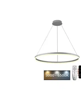 Svietidlá  LED Stmievateľný luster na lanku LED/55W/230V 3000-6500K + diaľkové ovládanie J4309/S