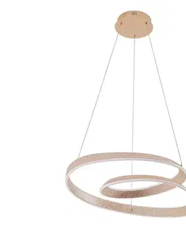 Svietidlá  LED luster na lanku GLOW LED/75W/230V 4000K pr. 60 cm zlatý 338044
