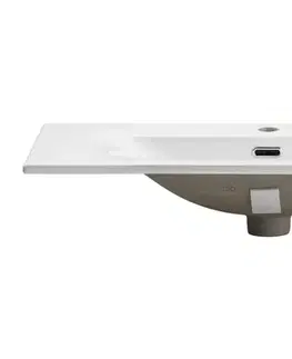 Umývadlá ArtCom Keramické umývadlo SKY 3 80 cm | E-8099-3-80 | biely lesk