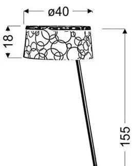 LED osvetlenie Stojacia lampa IMPRESIA Candellux