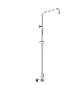 Kúpeľňové batérie Mereo Nástenná sprchová bateria Viana 150 mm so sprchovou tyčou bez príslušenstva CBE60104S