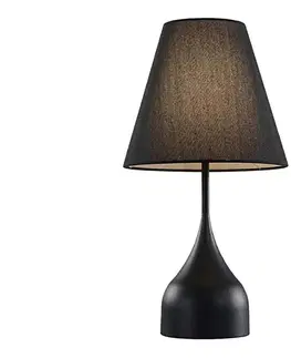 Lampy Viokef Lighting Stolná lampa MATINA 1xE27/40W/230V čierna 4277000