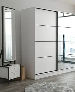 Šatňové skrine Šatníková skriňa Kale - 3157