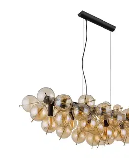Svietidlá Globo 15633H1A - Závesné svietidlo na lanku UDO 6xE14/25W/230V zlaté 15633H1A