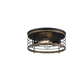 Svietidlá Westinghouse 61250 - Stropné svietidlo ACKTON 2xE27/60W/230V barnwood 61250