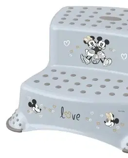 Stolčeky keeeper Dvojstupienok k WC/umývadlu "Mickey"