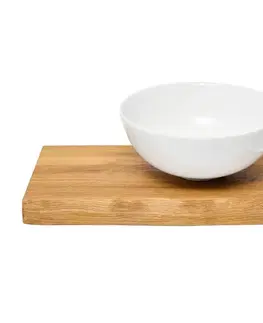 Kúpeľňový nábytok Doska pod umývadlo s umývadlom Naturel Wood 45x4x24 cm dub mat DMDUB45UM DMDUB45UM