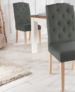 Jedálenské zostavy Chesterfield jedálenská stolička 2 ks FRIXON Dekorhome