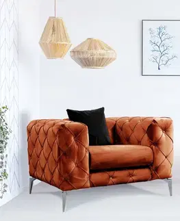 Kreslá Kreslo ušiak Como - Orange