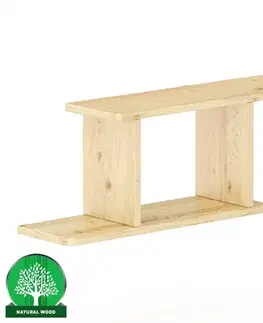Kancelárske police Polička borovica PK106-80x36x20 surová