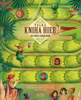 Rozprávky Veľká kniha hier zo sveta rozprávok - Anna Lang,Dana Brezňanová
