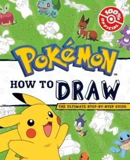 Nalepovačky, vystrihovačky, skladačky POKEMON: How to Draw