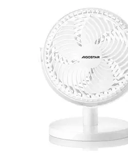 Ventilátory  B.V.  - Stolný látor 3W/5V biela B30101LTI