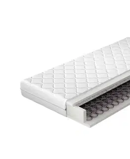 Matrace NABBI Oschia 120 obojstranný pružinový matrac PUR pena / pružiny / plsť / látka