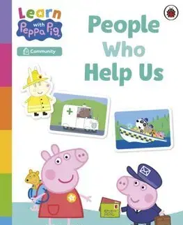 Nalepovačky, vystrihovačky, skladačky Learn with Peppa: People Who Help Us Sticker activity book