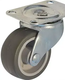 Príslušenstvo k nábytku Gumové nábytkové koleso 42 mm/15 kg otočne