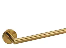 Držadlá k vani SAPHO - X-ROUND GOLD držiak uterákov 600, zlato mat XR404GB