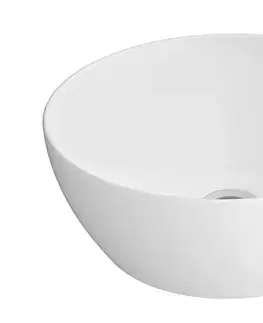 Umývadlá GSI - PURA keramické umývadlo na dosku, průměr 42cm, biela lesk ExtraGlaze 885111