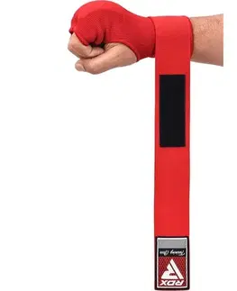Bojové športy RDX Gélové bandáže HOOK & LOOP Red  XLXL