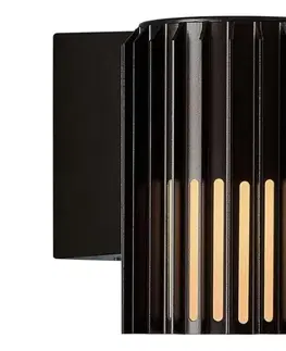 Svietidlá Nordlux - Vonkajšie nástenné svietidlo ALUDRA 1xE27/15W/230V čierna 2118011203