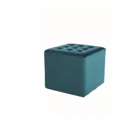 Taburetky do obývačky RORI čalúnená taburetka, Bluvel 85 - tyrkysová