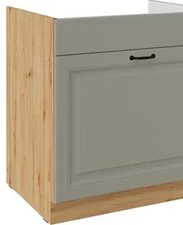 Kuchynské skrinky stojace Kuchynská skrinka Stilo claygrey/artisan 80ZL 1S BB