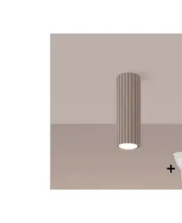 Svietidlá BRILAGI - LED bodové svietidlo CRESTO 1xGU10/10W/230V 20 cm taupe BR.1771